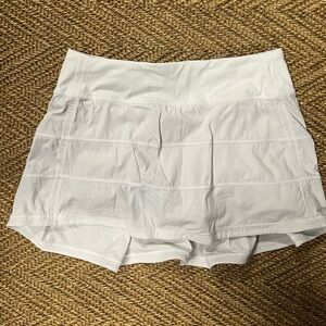 Lululemon White Tennis Skirt